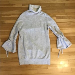 Express Gray Sweater Dress